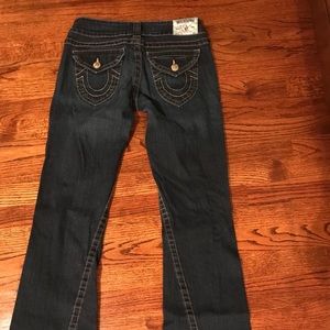 True religion jeans wide leg twisted style